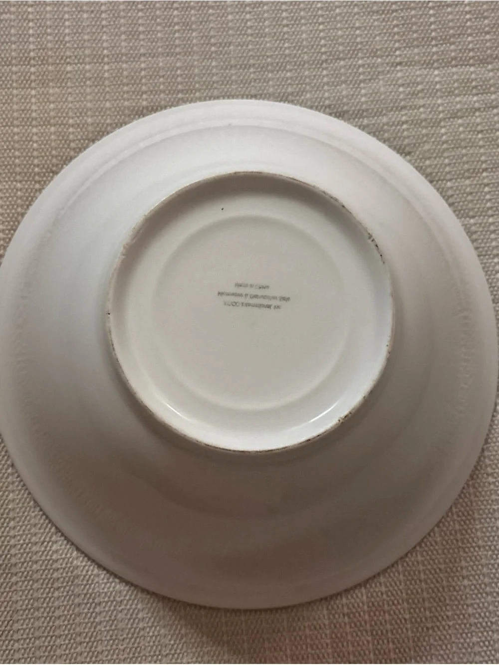 Vintage ATICO Christmas Serving Bowl The Spirit of Christmas is Love Holly Gold